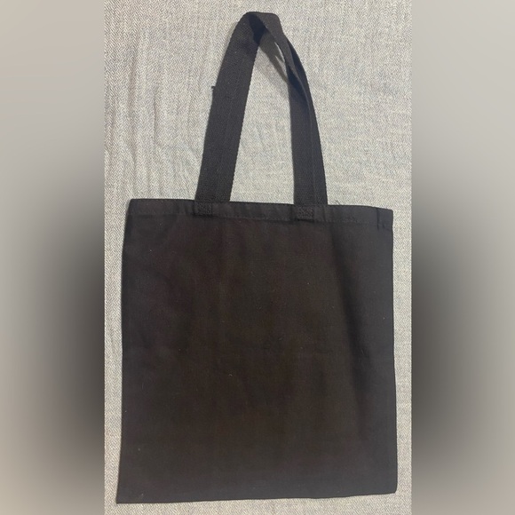 Tote Bag Black with Guitar Cotton See pictures for measurements - Picture 2 of 4